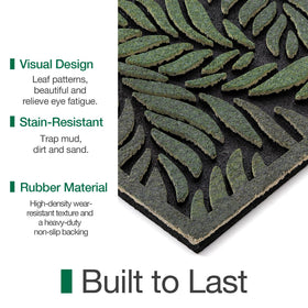 LUMI heavy-duty front-door mat built for high foot traffic