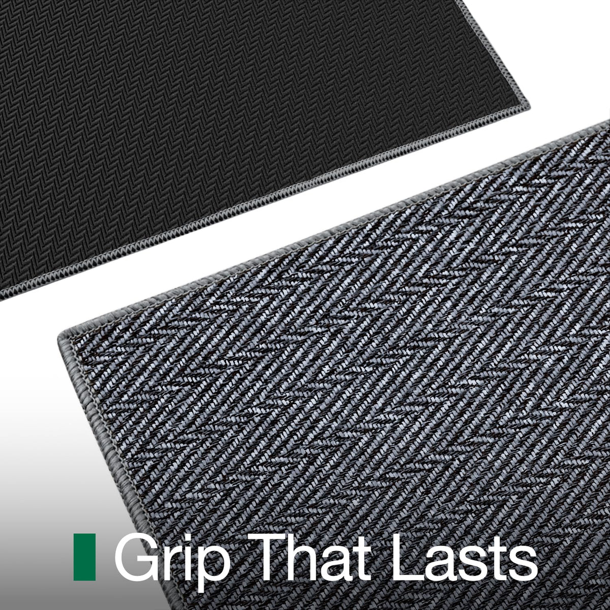 LUMI Low-profile 36x56 mat fits under doors with minimal clearance.