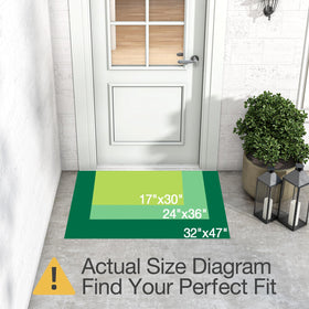 LUMI low-profile entry mat fits under doors and furniture