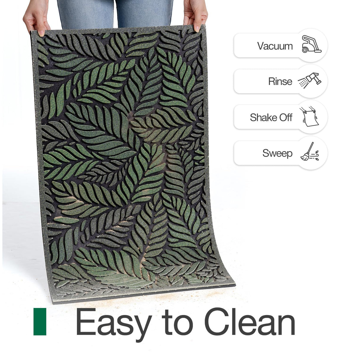 LUMI outdoor door mat easy to clean and quick drying