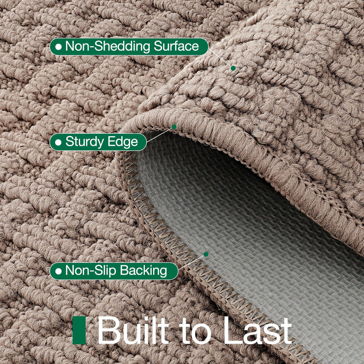 LUMI pet-friendly door mat with wear-resistant surface