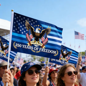Lumigrain solid ABS sticks offer durable flag poles for waving.