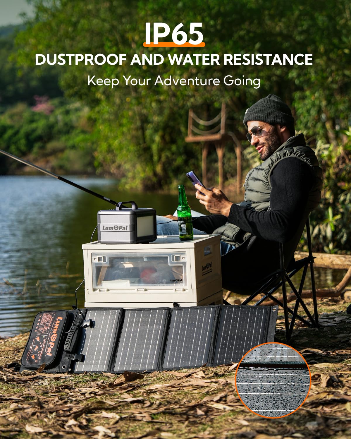 Lumopal 18-20V DC port suitable for laptops outdoors