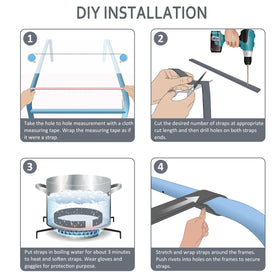 Lumpro patio chair repair kit ready for DIY setup