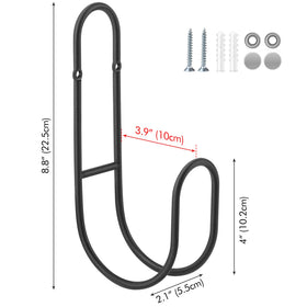 Lunhoo oversized hose hanger fits long hoses and cords.