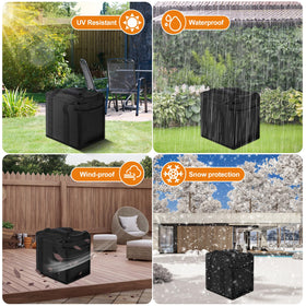 Lunies outside double mesh pockets for quick access