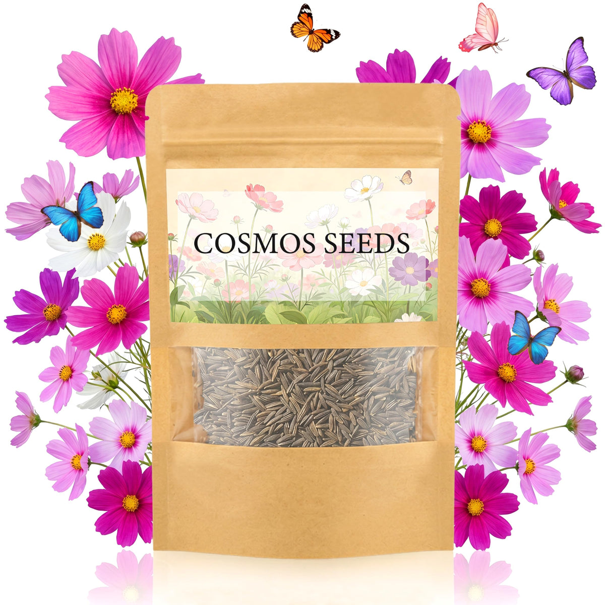 LUOJIBIE Cosmos Seeds four-color mix for a vibrant garden display