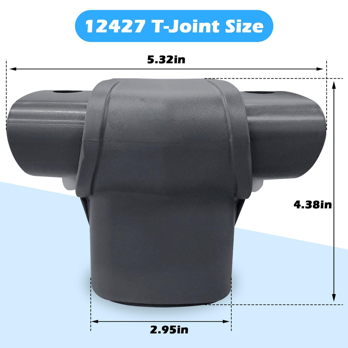 Luojiedejinbiao 12427 T-Joint assembly diagram supports easy replacement steps.
