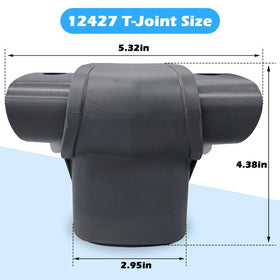 Luojiedejinbiao 12427 T-Joint assembly diagram supports easy replacement steps.