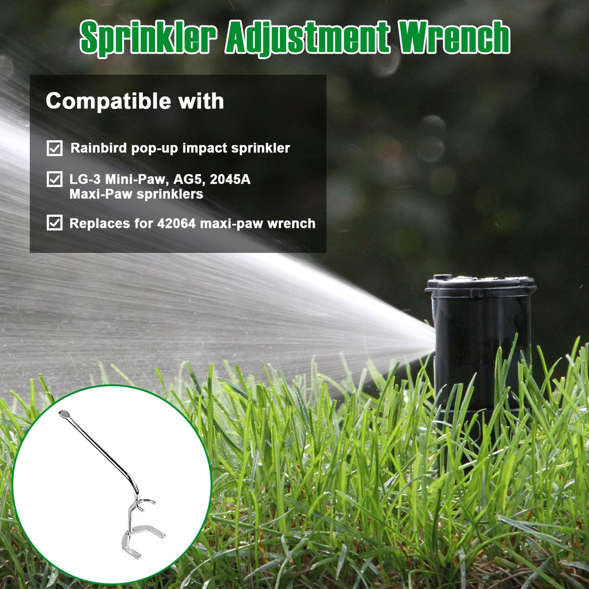 Luojiedejinbiao Maxi-Paw 2045A compatibility tool simplifies head access.