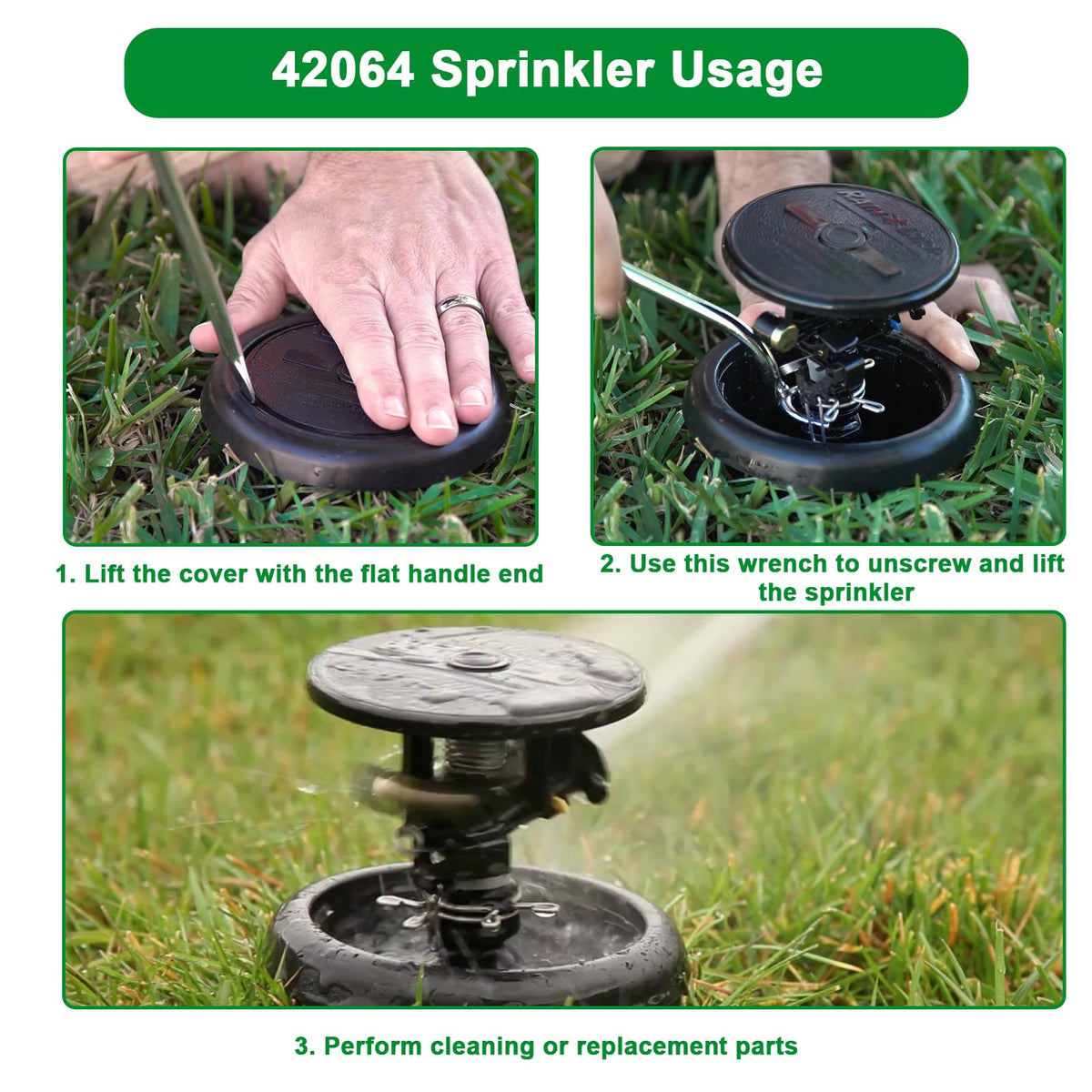 Luojiedejinbiao mini-paw compatible wrench for LG-3 and AG5 sprinklers.