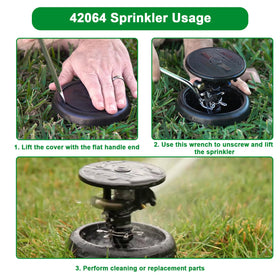 Luojiedejinbiao mini-paw compatible wrench for LG-3 and AG5 sprinklers.