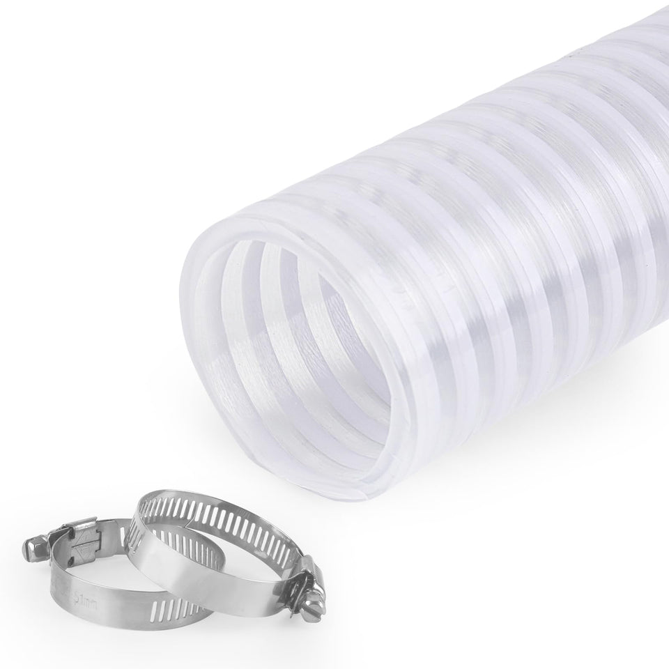 Luojiedejinbiao one-and-a-half-inch pool hose connection ready for secure pump-to-filter setup