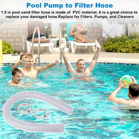 Luojiedejinbiao translucent high-pressure pool hose allows flow inspection