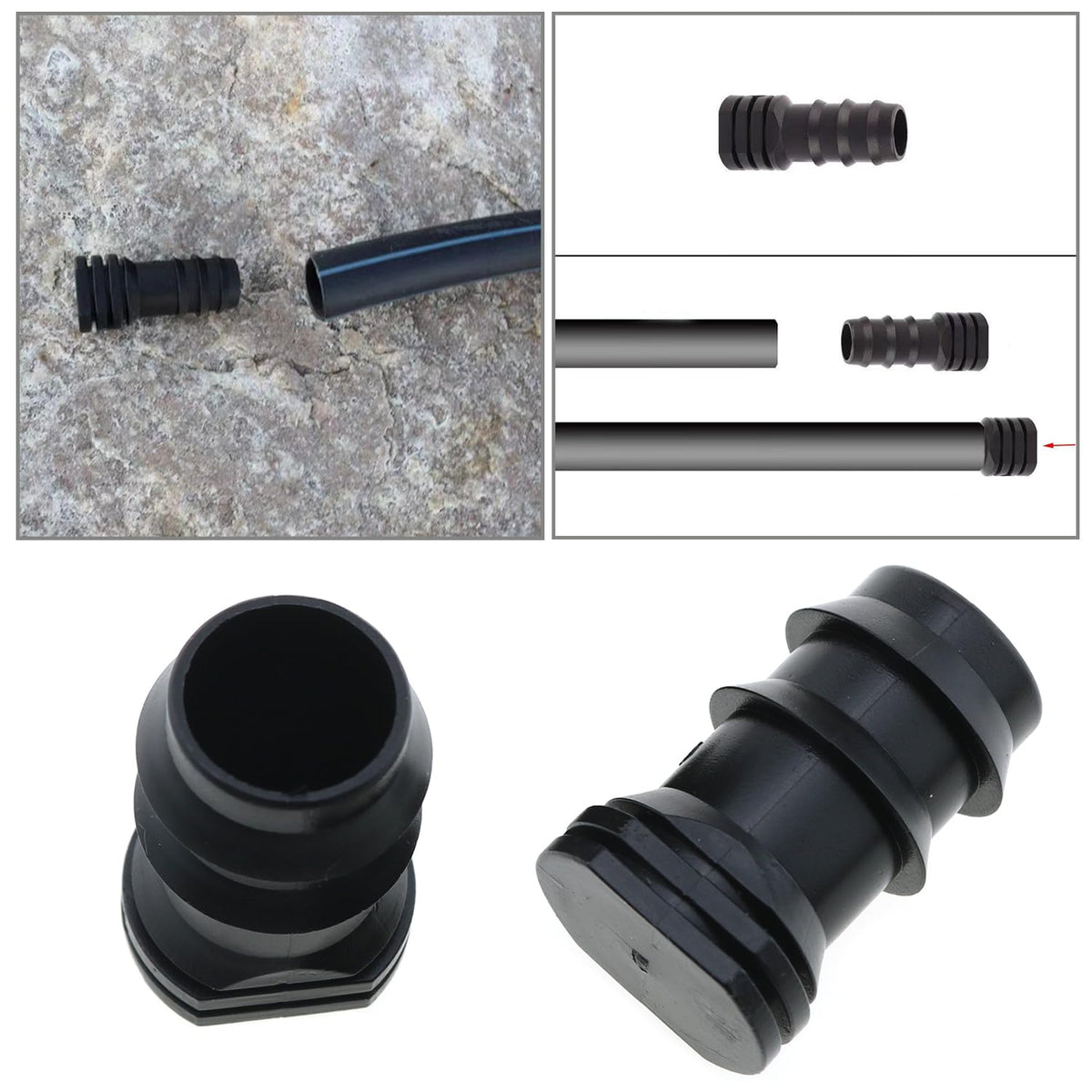 LUORNG 10-piece bundle ready for garden, greenhouse, or lawn irrigation.