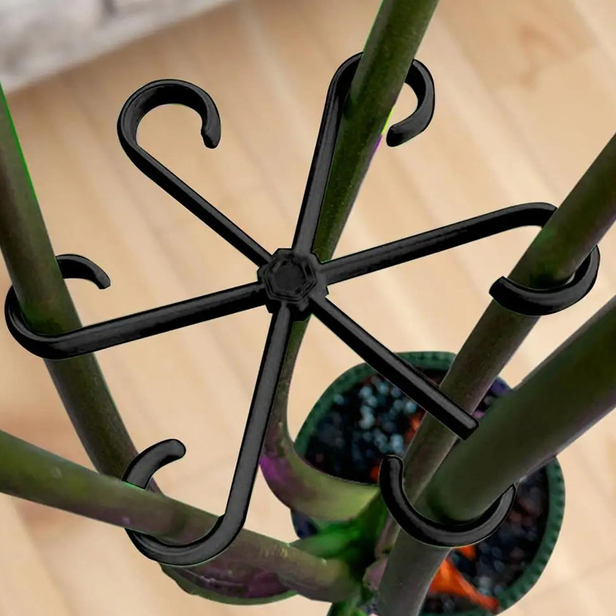 LUOTIVON plant stem supports 11-7cm keeping smaller plants tidy and upright
