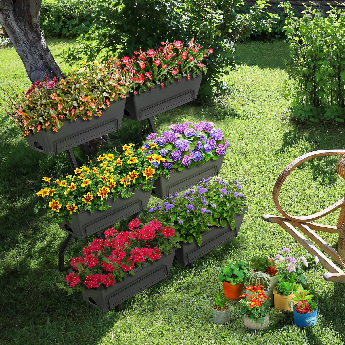 Luplom gray finish suitable for indoor and outdoor garden spaces
