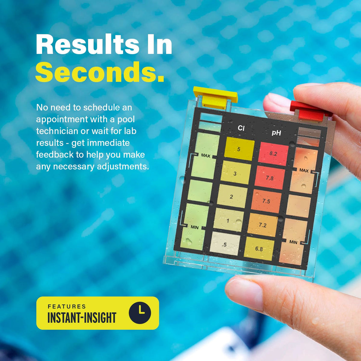 Lupo Global water testing quick results for pools and spas.