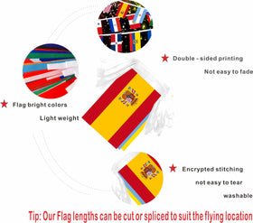 LUSEOAN durable polyester flag banner with crisp print and vibrant colors