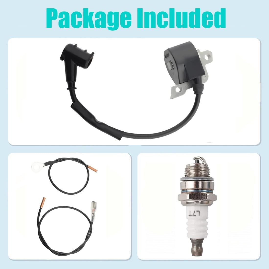 Lushview MS290 spark plug included for quick, ready-to-use replacement
