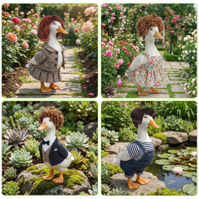 Lusofie wig fits 17 and 23 inch statues securely