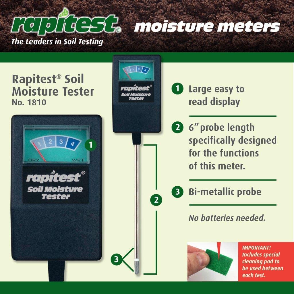 Rapitest moisture meter used on lawns to monitor soil moisture levels