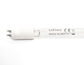Lutrace A20057 lamp with gloves included for safer handling.