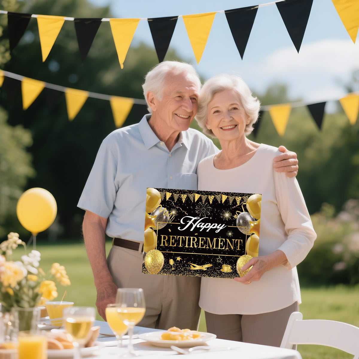 LUUFILx Easy to install yard sign with stakes for quick setup