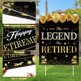 LUUFILx Outdoor retirement party decor for yard, garden, or porch