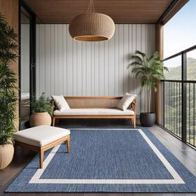 Easy cleaning with damp cloth, vacuum, or hose for Luul Home rug