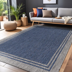 Luul Home indoor-outdoor rug gray; versatile for living spaces and decks.