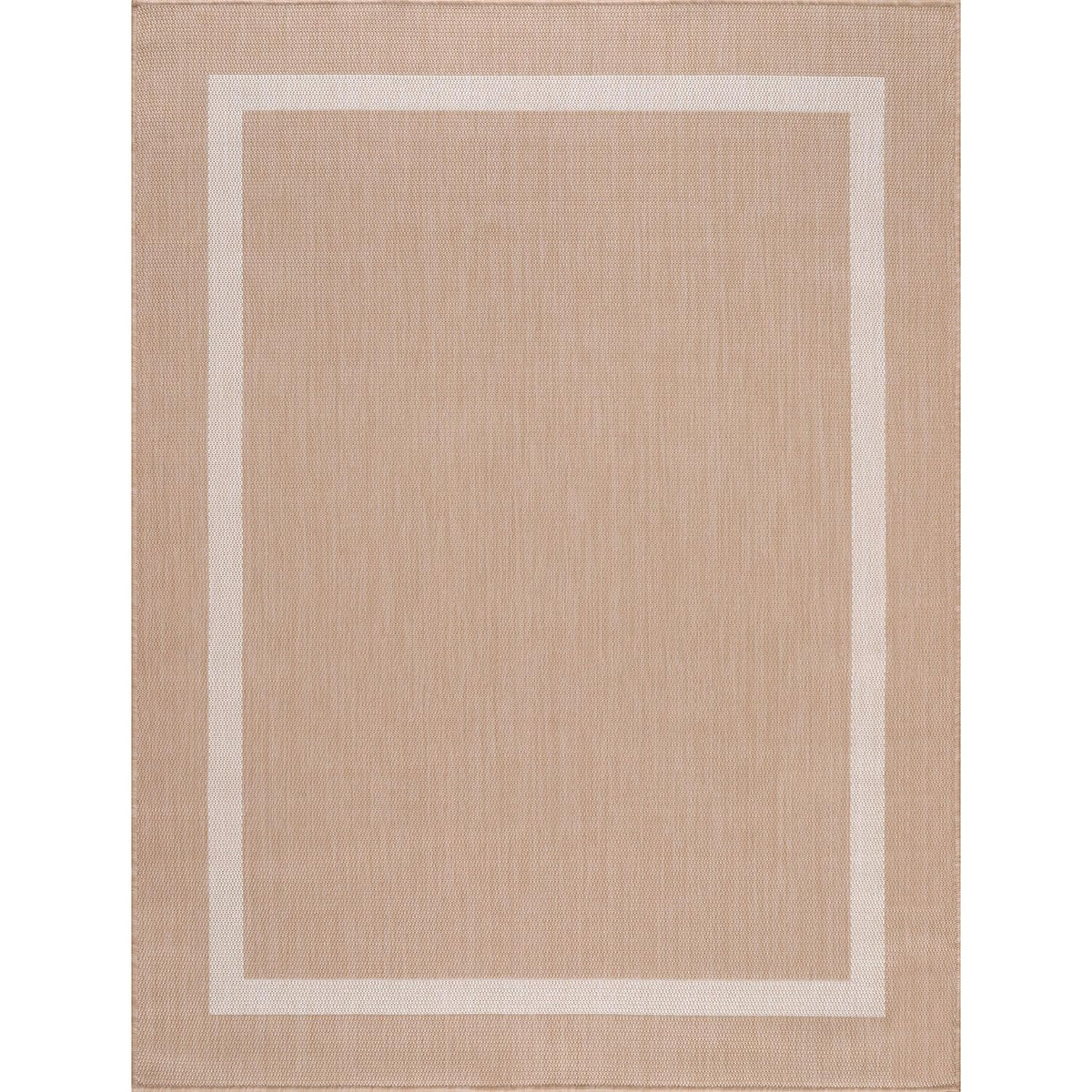 Luul Home outdoor rug beige entryway look adds welcoming style.