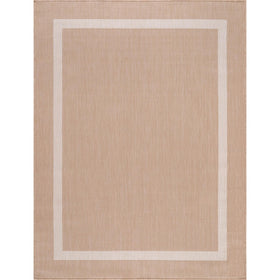 Luul Home outdoor rug beige entryway look adds welcoming style.