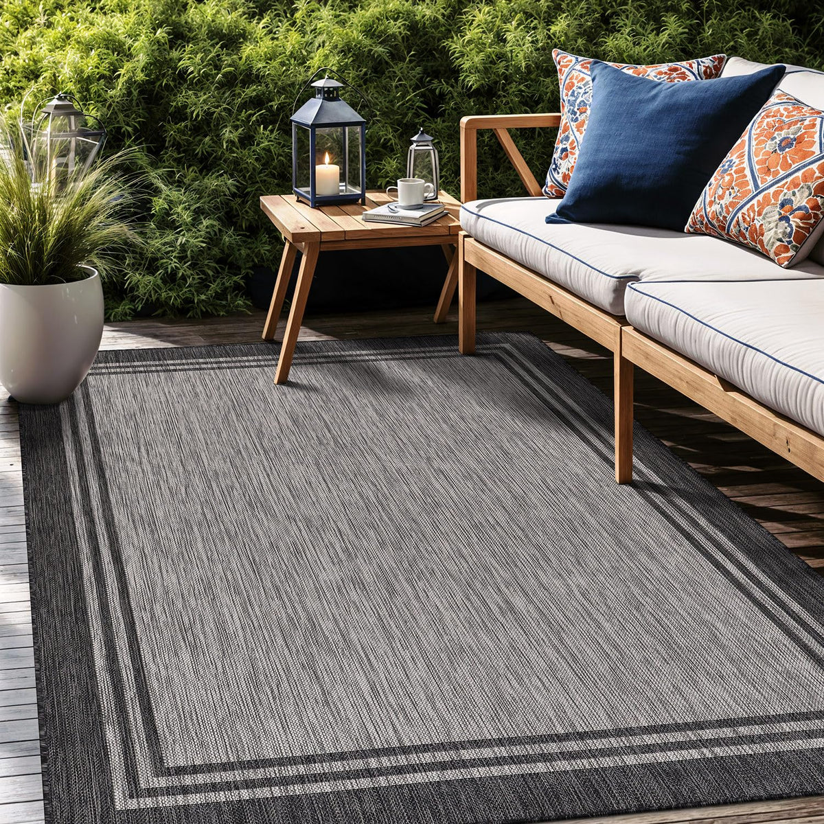 Luul Home patio entryway rug adds welcoming style indoors or outside