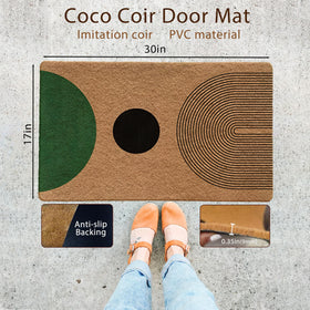 Luvadian easy-clean mat quick to rinse after muddy or dusty days.