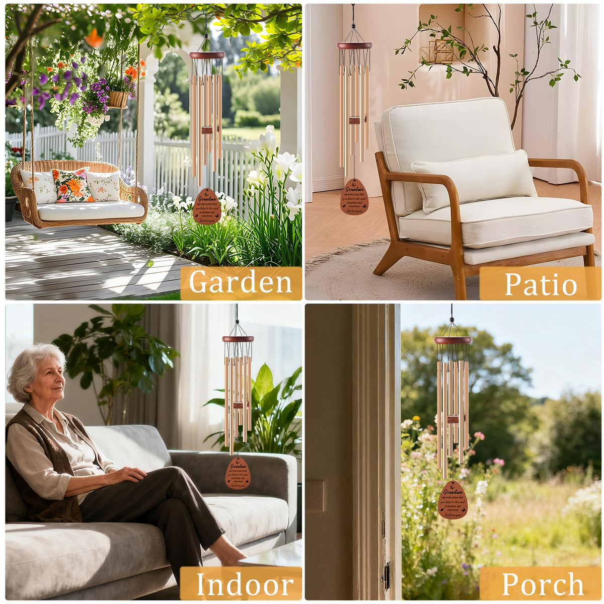 Luvsweets wind chime arrives in premium gift packaging ready to gift.