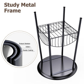 Luwesde rust-resistant metal frame withstands weather.