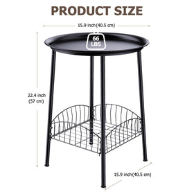 Luwesde sleek black finish complements outdoor and indoor decor.