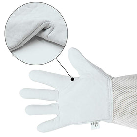Luwint goatskin gloves provide soft grip for pruning and beekeeping