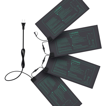 Luxbird daisy-chain heat mats offer uniform warmth for multiple seedlings.