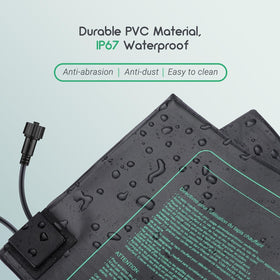 Luxbird seedling mats feature fireproof PVC and durable surface.