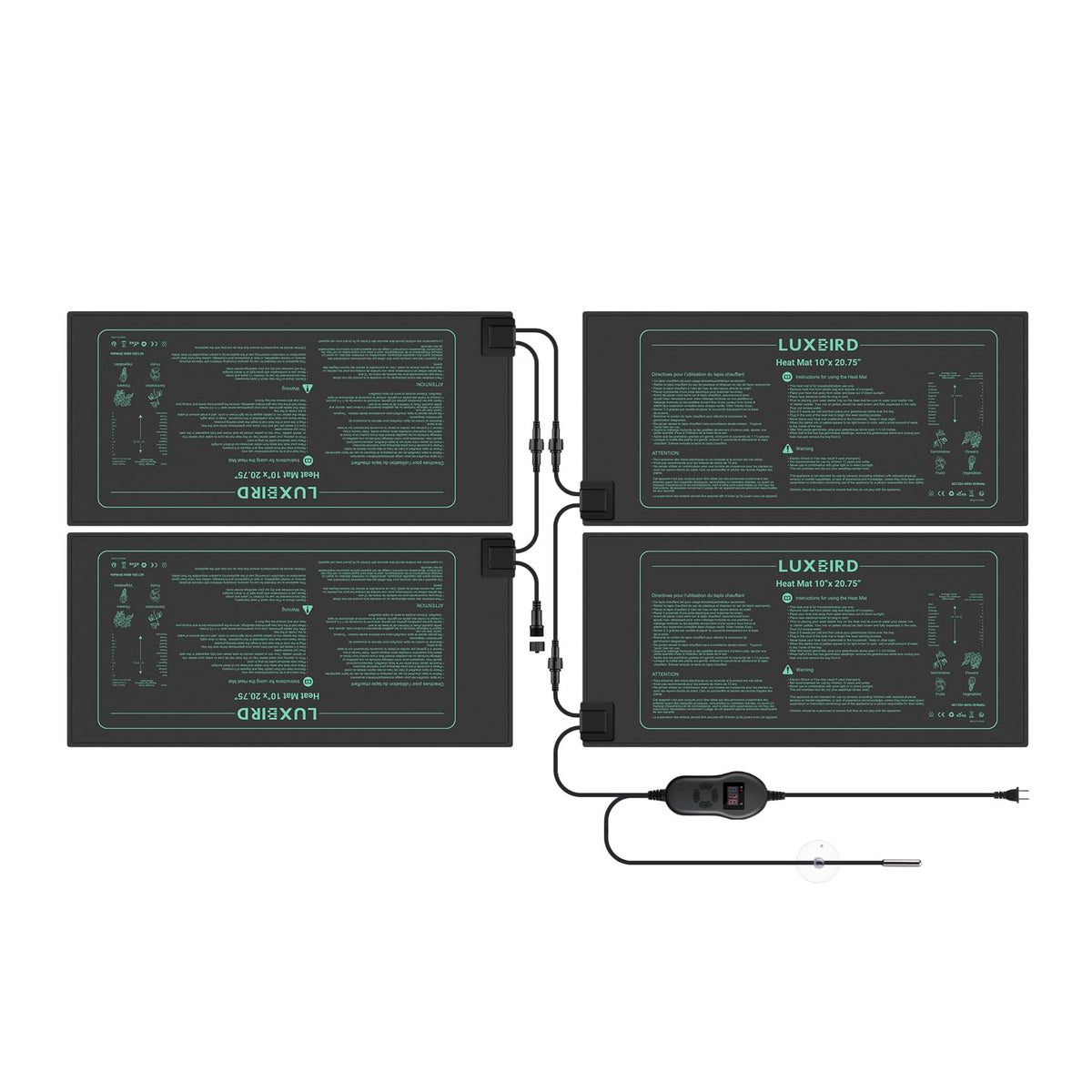 Luxbird versatile warmth system for hydroponics, brewing, or terrariums.