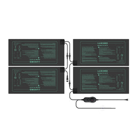 Luxbird versatile warmth system for hydroponics, brewing, or terrariums.