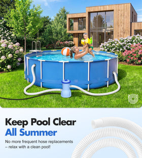 LuxBlue hose compatibility with Intex 607/637 above-ground pumps