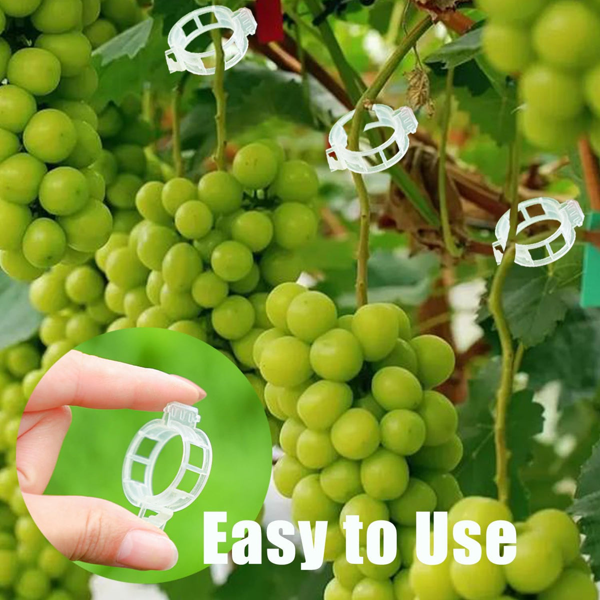 Luxdesc easy-snap clips simplify gardening tasks and save time.
