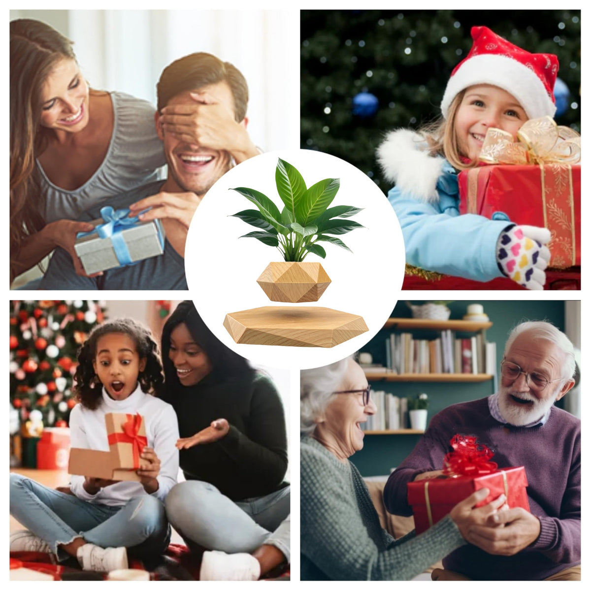 Luxelinc levitating pot gift packaging presents a memorable decor gift