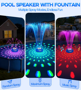 Luxfero Bluetooth pool speaker delivering clear sound across pools and decks.