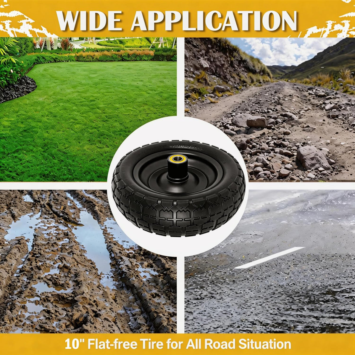 Luxlead 2.2-inch offset hub—improved alignment and stability on uneven ground.