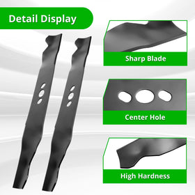 Luxlead blade side view showing durable steel and mounting holes.