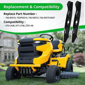 Luxlead durable high-carbon steel blade built for long-lasting mowing performance.